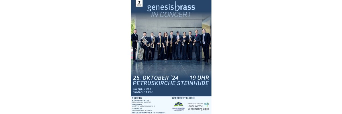 Konzert genesis brass in Steinhude - 