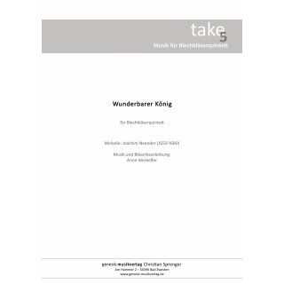 "Wunderbarer König" -...