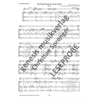 "Ein feste Burg ist unser Gott" - Chorleiterpartitur