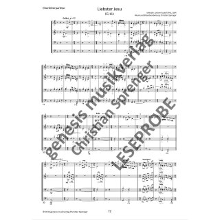 "Liebster Jesu" - Chorleiterpartitur