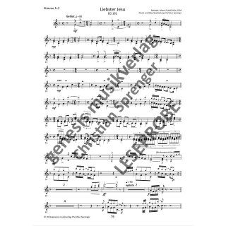 "Liebster Jesu" - Stimme 1+2