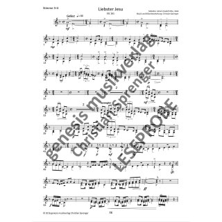"Liebster Jesu" - Stimme 3+4