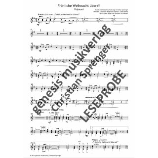 "Fröhliche Weihnacht überall" - Potpourri - Chorleiterpartitur
