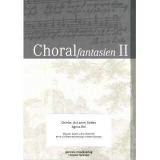 "Christe, du Lamm Gottes" - Einzelstimmen-Set